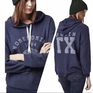 NEW Project Social T Blue Sweatshirt Homecoming Queen XS